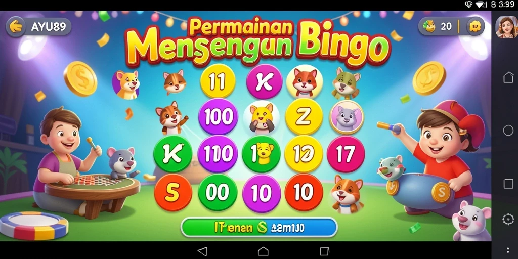 Screenshot AYU89 menampilkan suasana gameplay Bingo yang seru dan interaktif.