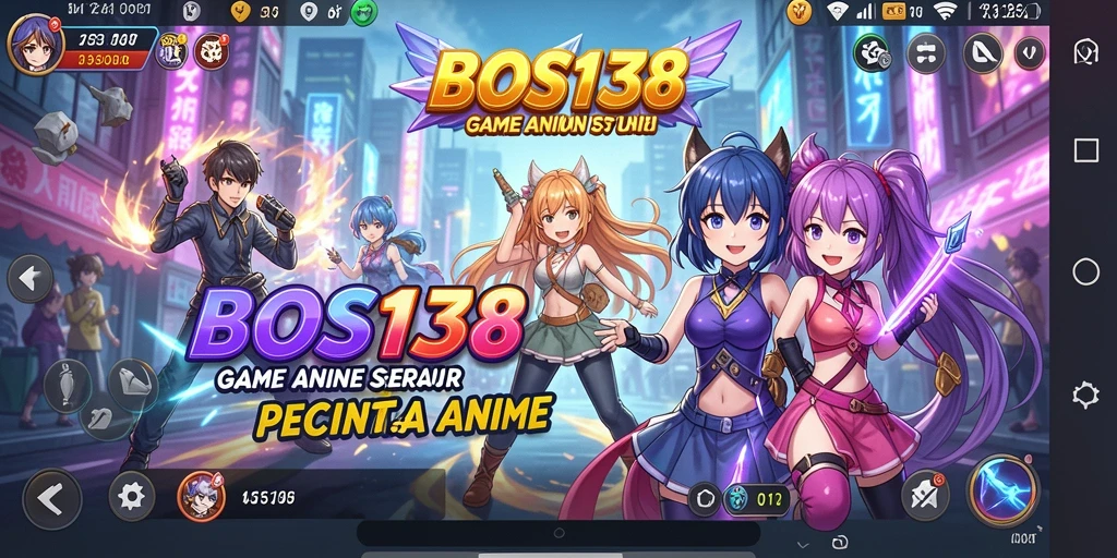 Tampilan gameplay <strong>BOS138</strong> yang menampilkan pertarungan karakter Anime yang mengasyikkan.