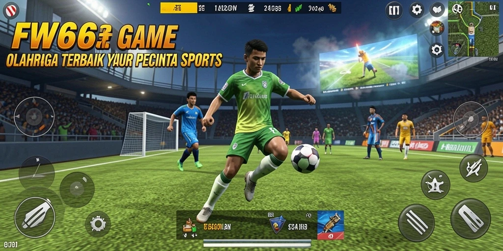 Tampilan gameplay FW66 yang menakjubkan dalam berbagai mode olahraga.