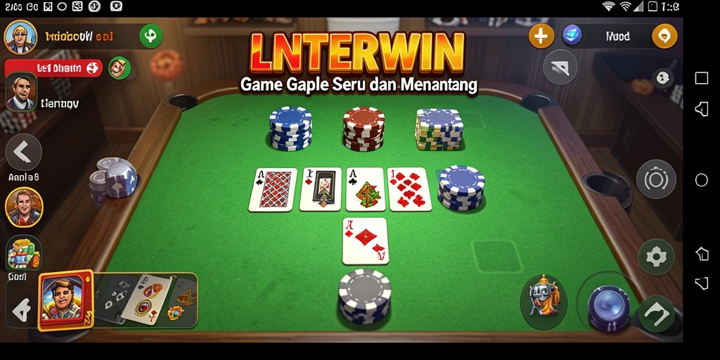 Tampilan gameplay LNTERWIN yang menarik dan interaktif.