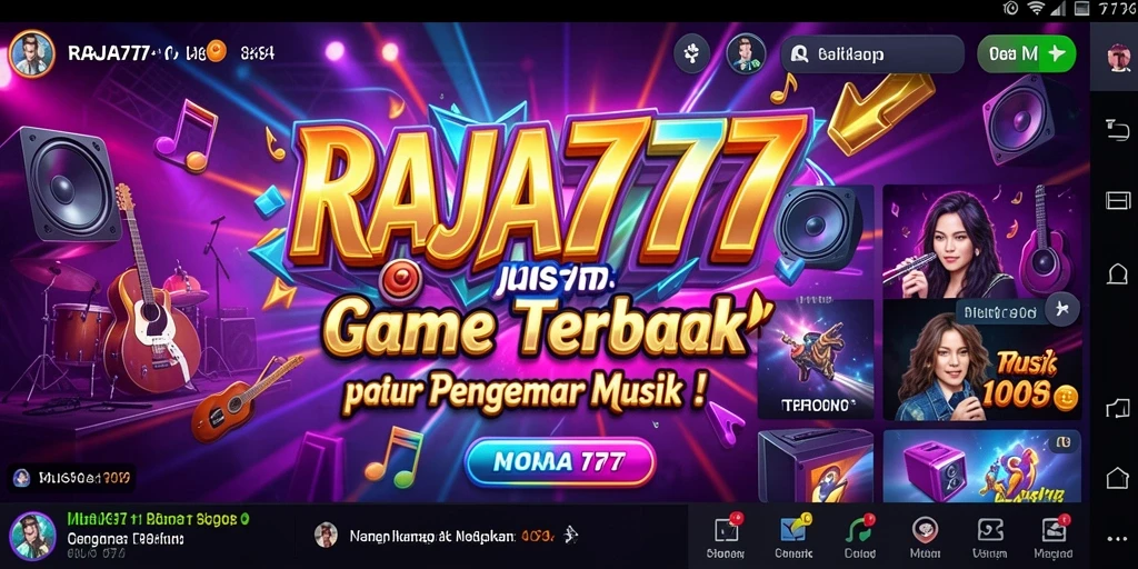 Tampilan gameplay RAJA777 yang seru dan interaktif.