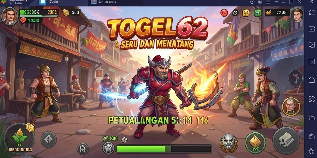 Tampilan gameplay seru di TOGEL62 yang penuh petualangan.