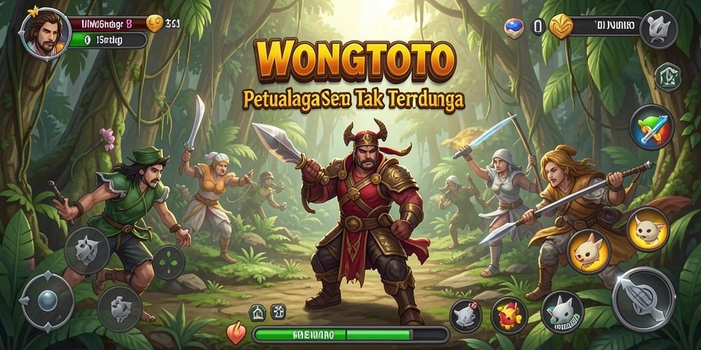 Screenshot gameplay WONGTOTO menampilkan petualangan yang mendebarkan.